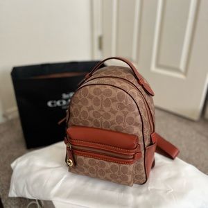 Coach Campus Backpack 23 Signature Canvas